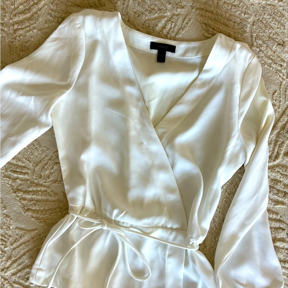 J.Crew Faux Wrap Blouse